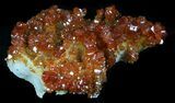 Deep Red Vanadinite Crystals - Morocco #32335-2